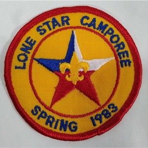 Boy Scouts Lone Star Camporee Spring 1983 Texas Patch BSA 3"